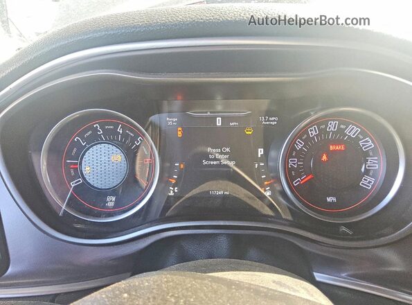 2C3CDZBT8KH759236 2019 DODGE CHALLENGER Black Widok zestawu wskaźników