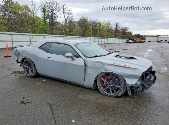 2C3CDZBT8MH552073 2021 DODGE CHALLENGER Silver Передня права чверть