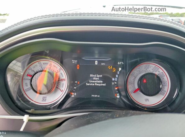 2C3CDZBT8MH552073 2021 DODGE CHALLENGER Silver Вид щитка приладів