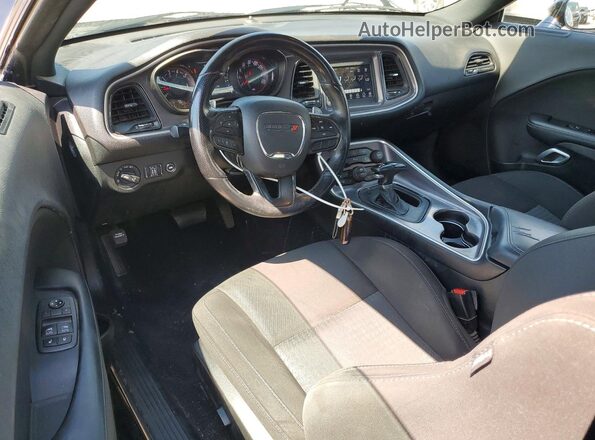 2C3CDZBT8MH631422 2021 DODGE CHALLENGER Black წინა პანელის ხედი