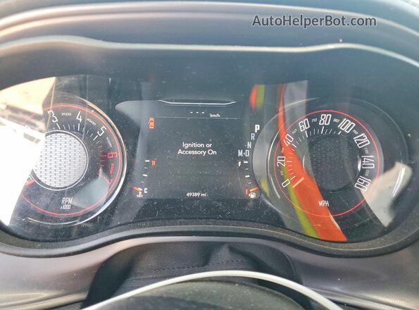 2C3CDZBT8PH658429 2023 DODGE CHALLENGER Charcoal Instrument cluster view