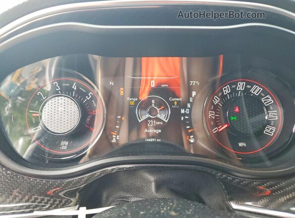 2C3CDZBT9GH172163 2016 DODGE CHALLENGER Gray Instrument cluster view