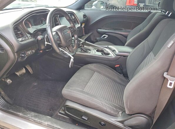 2C3CDZBT9GH172163 2016 DODGE CHALLENGER Gray Front interior view