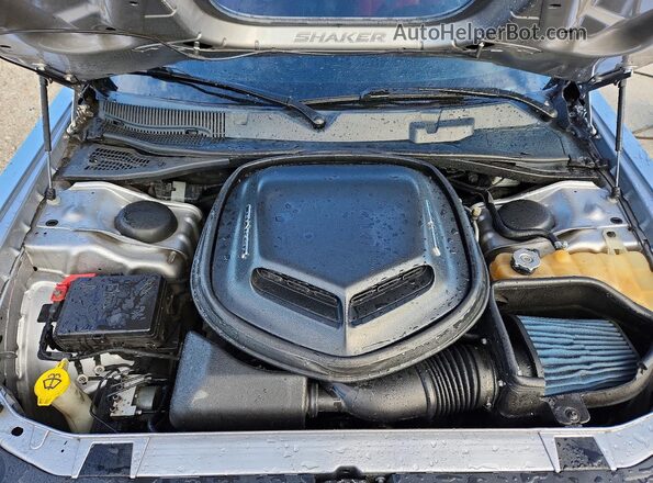 2C3CDZBT9JH161512 2018 DODGE CHALLENGER Silver უკანა სალონის ხედი