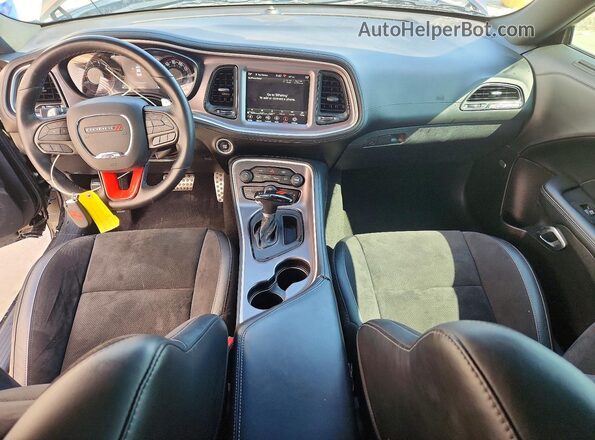 2C3CDZBT9MH558948 2021 DODGE CHALLENGER Black წინა პანელის ხედი