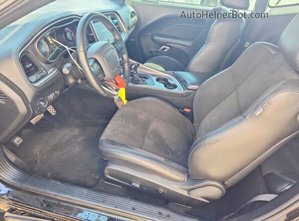 2C3CDZBT9MH558948 2021 DODGE CHALLENGER Black წინა სალონის ხედი