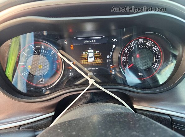 2C3CDZBT9MH558948 2021 DODGE CHALLENGER Black ხელსაწყოთა პანელის ხედი