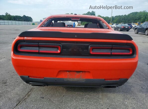 2C3CDZBT9MH590685 2021 DODGE CHALLENGER Оранжевый Вид сзади