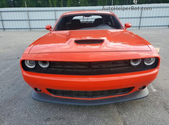 2C3CDZBT9MH590685 2021 DODGE CHALLENGER Оранжевый Вид спереди