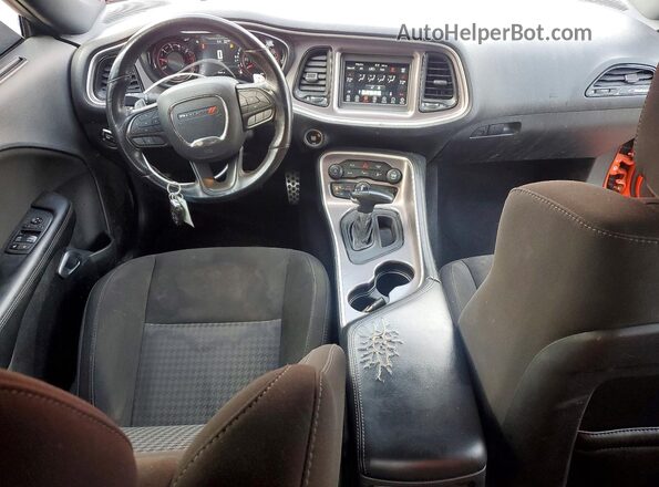 2C3CDZBT9MH590685 2021 DODGE CHALLENGER Оранжевый Вид панели приборов