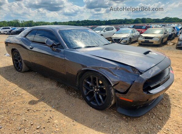 2C3CDZBT9NH156025 2022 DODGE CHALLENGER Gray Передня права чверть