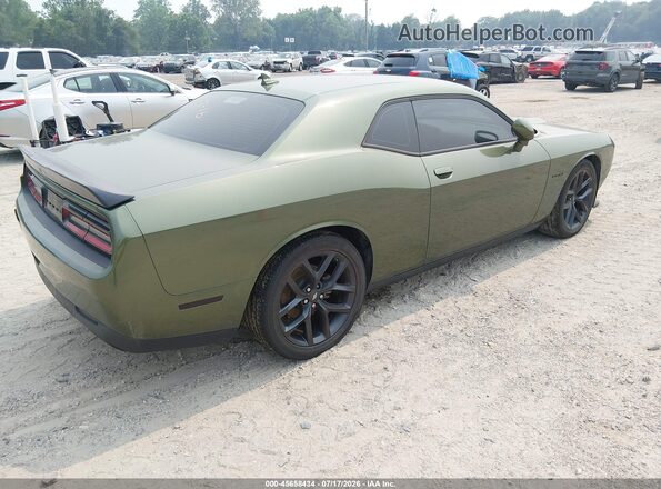2C3CDZBT9NH261017 2022 DODGE CHALLENGER Green Rear right