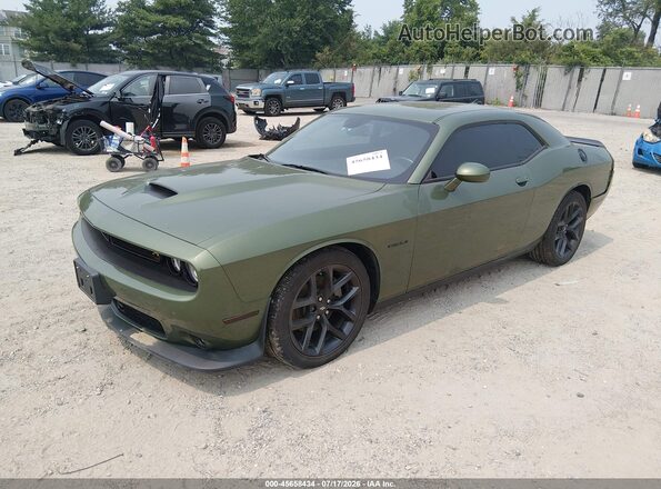 2C3CDZBT9NH261017 2022 DODGE CHALLENGER Green Front left
