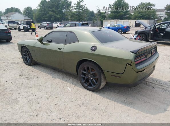 2C3CDZBT9NH261017 2022 DODGE CHALLENGER Green Rear left