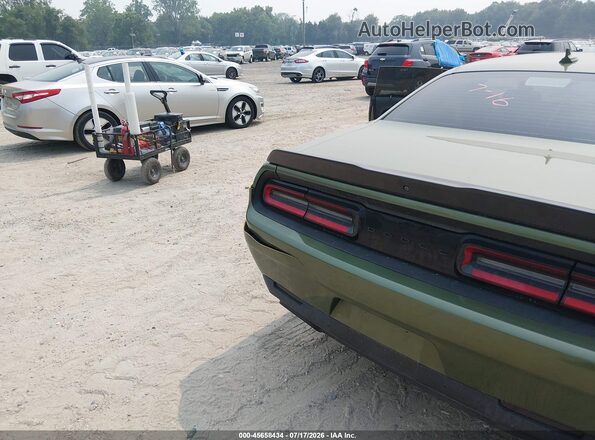 2C3CDZBT9NH261017 2022 DODGE CHALLENGER Green 360 interior view