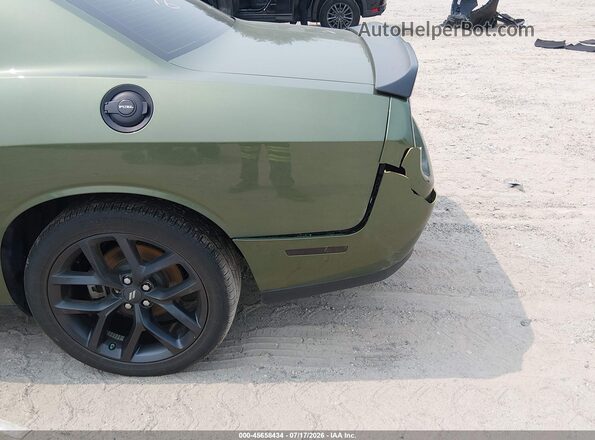 2C3CDZBT9NH261017 2022 DODGE CHALLENGER Green Rear interior view