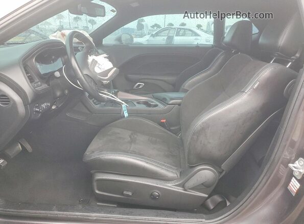 2C3CDZBT9PH641705 2023 DODGE CHALLENGER Gray Front interior view