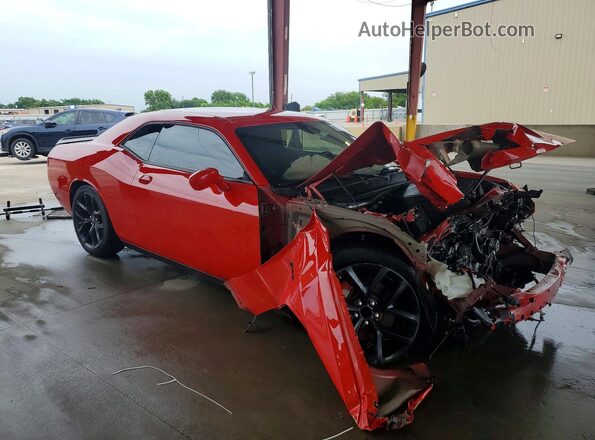 2C3CDZBT9PH662506 2023 DODGE CHALLENGER Red Przód prawy