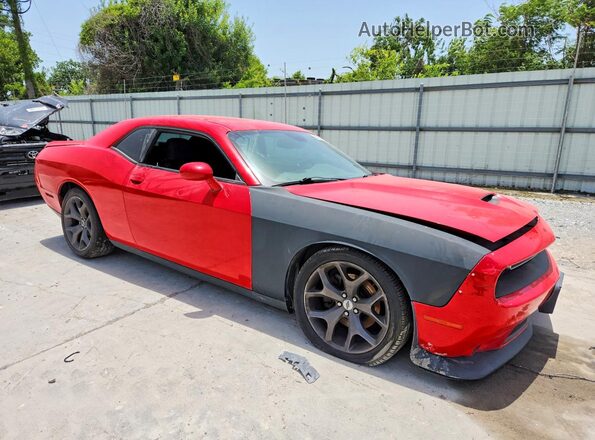 2C3CDZBTXKH524904 2019 DODGE CHALLENGER Red Передня права чверть