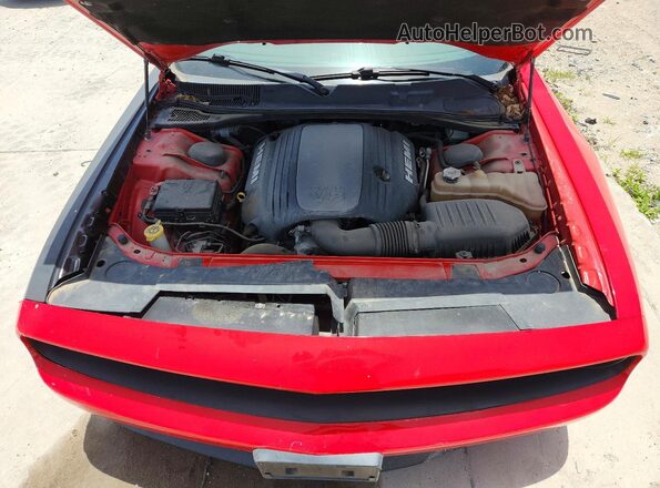 2C3CDZBTXKH524904 2019 DODGE CHALLENGER Red Вид задньої частини салону
