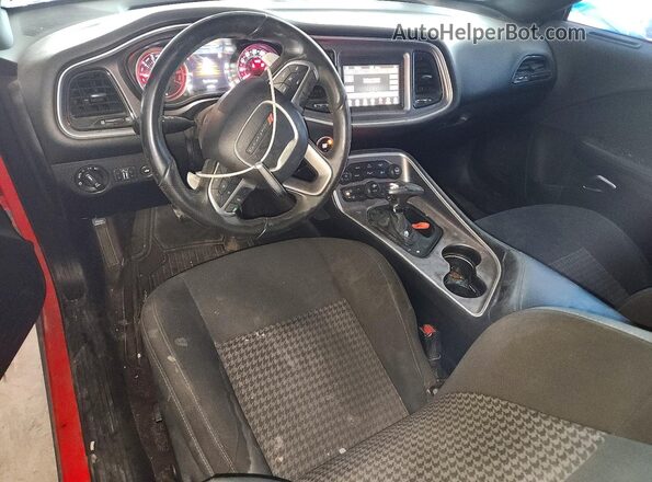 2C3CDZBTXKH524904 2019 DODGE CHALLENGER Red Вид панелі приладів
