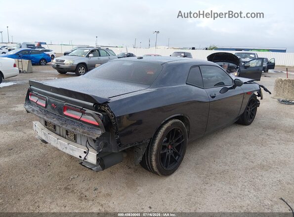 2C3CDZBTXKH593950 2019 DODGE CHALLENGER Черный Задняя правая четверть