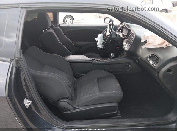 2C3CDZBTXKH593950 2019 DODGE CHALLENGER Черный Вид салона спереди