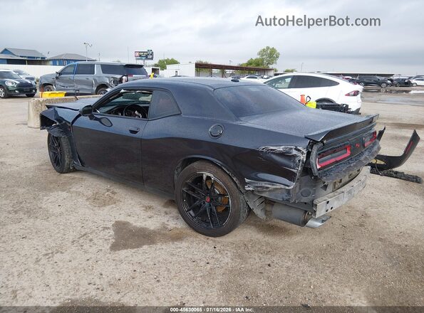 2C3CDZBTXKH593950 2019 DODGE CHALLENGER Черный Задняя левая четверть