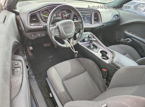 2C3CDZBTXKH661289 2019 DODGE CHALLENGER Black Вид панелі приладів