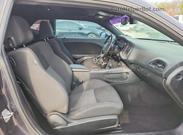 2C3CDZBTXKH661289 2019 DODGE CHALLENGER Black Вид задніх сидінь
