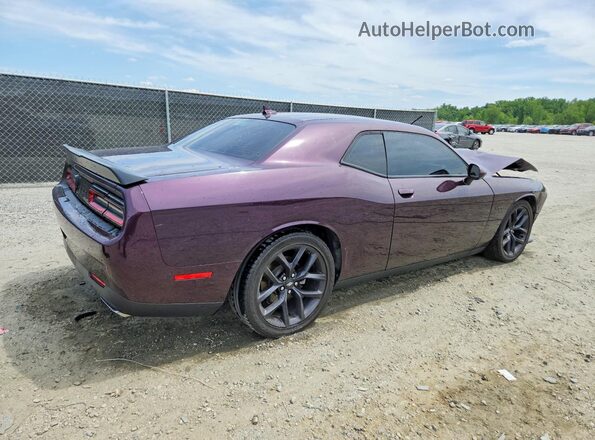 2C3CDZBTXLH201793 2020 DODGE CHALLENGER Purple Задня права чверть