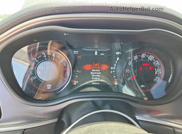 2C3CDZBTXLH201793 2020 DODGE CHALLENGER Purple Вид щитка приладів