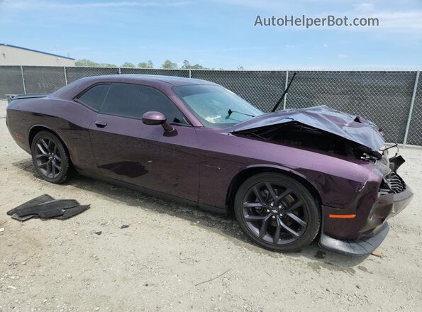 2C3CDZBTXLH201793 2020 DODGE CHALLENGER Purple Передня права чверть