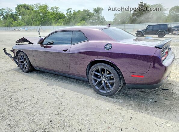 2C3CDZBTXLH201793 2020 DODGE CHALLENGER Purple Задня ліва чверть
