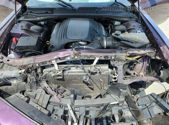 2C3CDZBTXLH201793 2020 DODGE CHALLENGER Purple Вид задньої частини салону