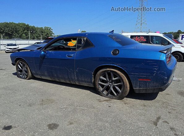 2C3CDZBTXLH239671 2020 DODGE CHALLENGER Blue Rear left