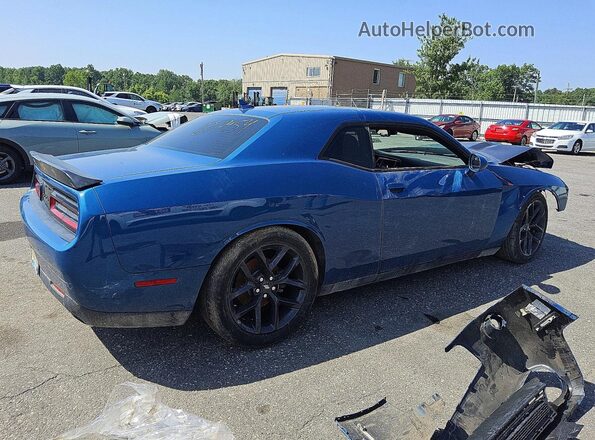 2C3CDZBTXLH239671 2020 DODGE CHALLENGER Blue Rear right