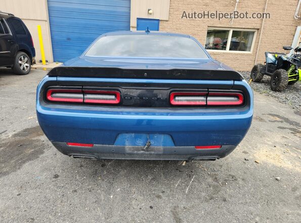2C3CDZBTXLH239671 2020 DODGE CHALLENGER Blue VIN sticker view