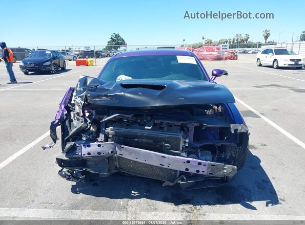 2C3CDZC90GH200144 2016 DODGE CHALLENGER Purple Widok wnętrza z tyłu