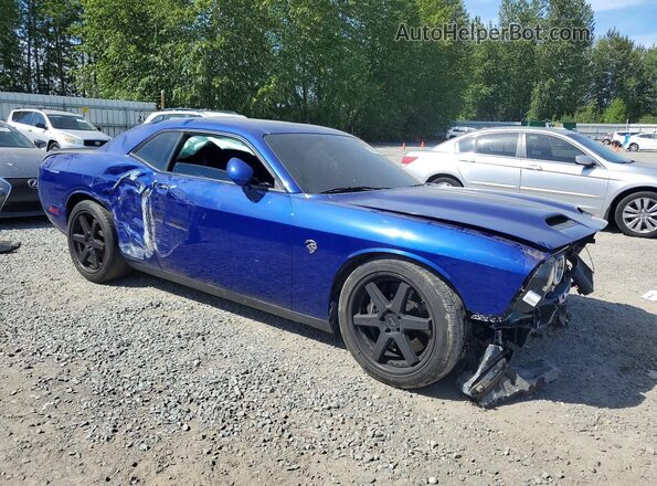 2C3CDZC91LH214385 2020 DODGE CHALLENGER Blue Передня права чверть