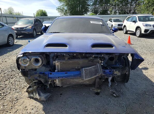 2C3CDZC91LH214385 2020 DODGE CHALLENGER Blue Вид спереду