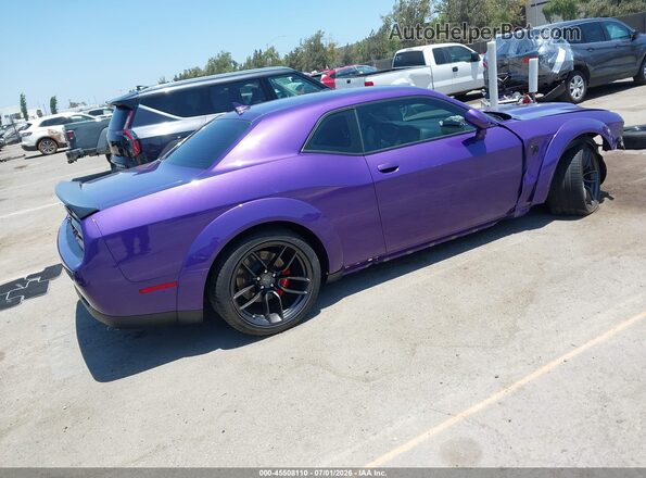2C3CDZC93PH647910 2023 DODGE CHALLENGER Purple Trasero derecho