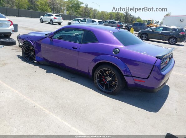 2C3CDZC93PH647910 2023 DODGE CHALLENGER Purple Trasero izquierdo