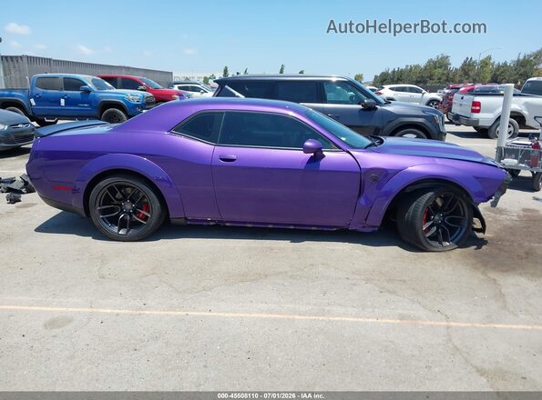 2C3CDZC93PH647910 2023 DODGE CHALLENGER Purple Vista interior de 360 grados