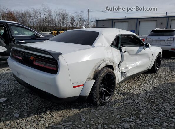 2C3CDZC94JH116092 2018 DODGE CHALLENGER Белый Задняя правая четверть