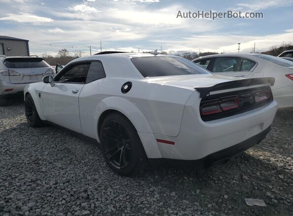 2C3CDZC94JH116092 2018 DODGE CHALLENGER Белый Задняя левая четверть