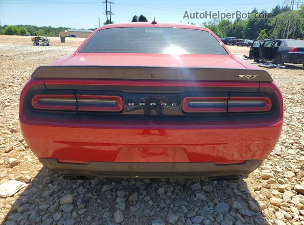 2C3CDZC9XGH335678 2016 DODGE CHALLENGER Red უკანა ხედი