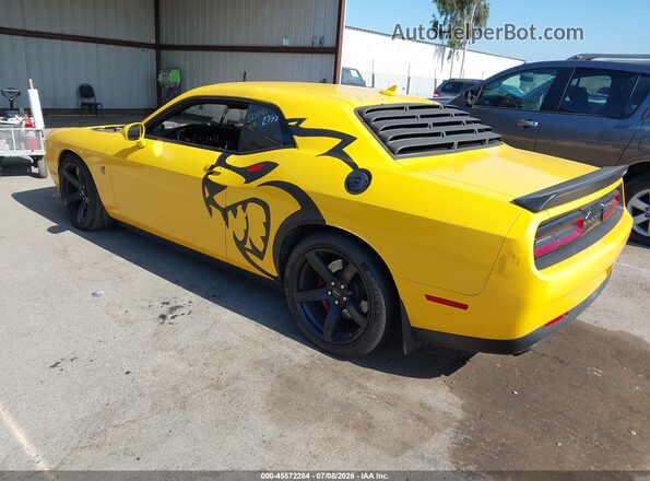2C3CDZC9XHH597797 2017 DODGE CHALLENGER Yellow Rear left