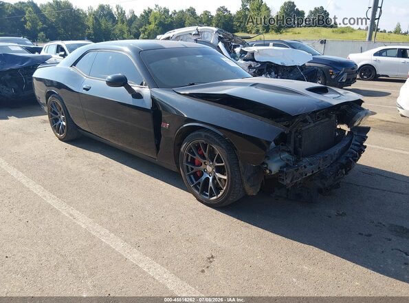2C3CDZDJ0GH275127 2016 DODGE CHALLENGER Black Front view