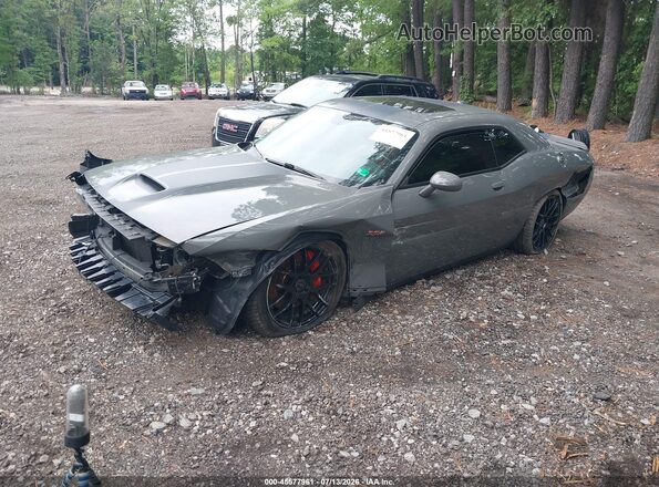 2C3CDZDJ4JH276434 2018 DODGE CHALLENGER Gray წინა მარცხენა ხედი სამი მეოთხედიდან